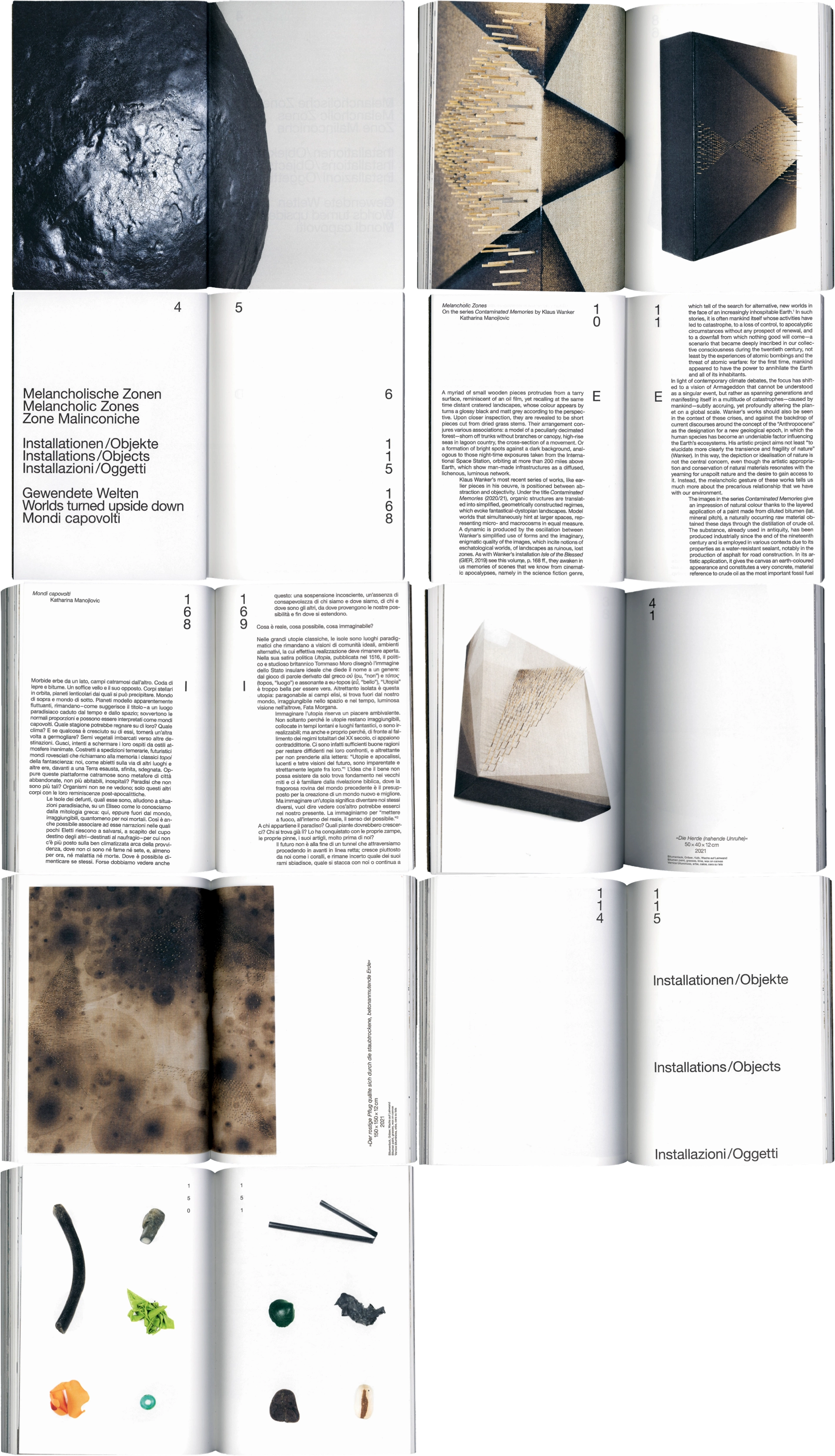 Art catalogue, pages